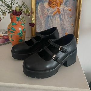 Strappy Heeled/Platform Mary Janes